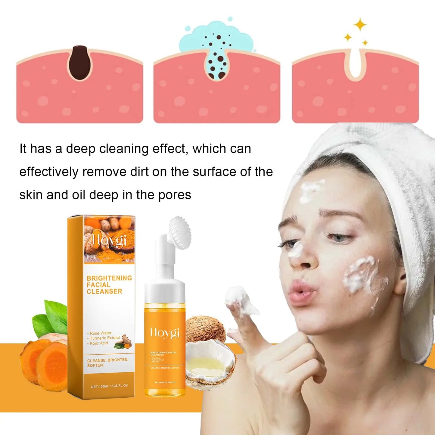 Turmeric Acne Foam Cleanser